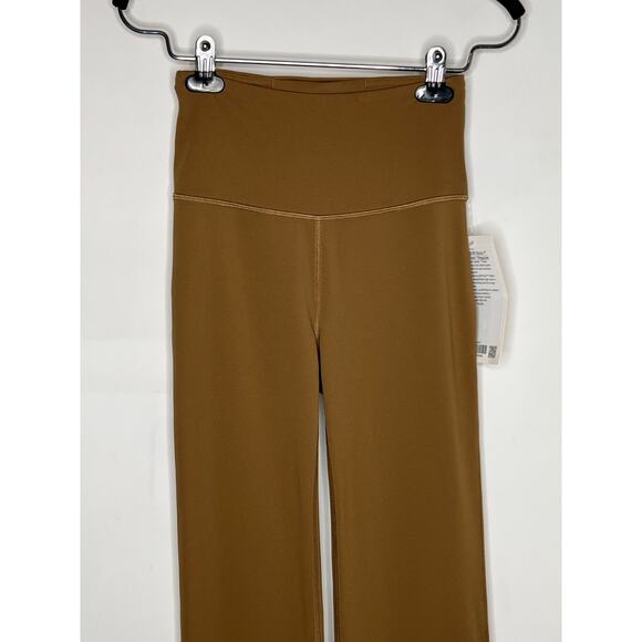 Lululemon Groove Super-High-Rise Flared Pant Nulu *Regular Allspice Womens 4 NWT - Picture 4 of 11